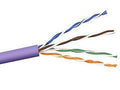 Bulk cable - unshielded twisted pair (utp) - 1000 feet - purple