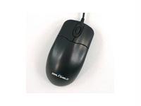 Washable medical grade optical mouse with scroll wheel - dishwasher safe (black)