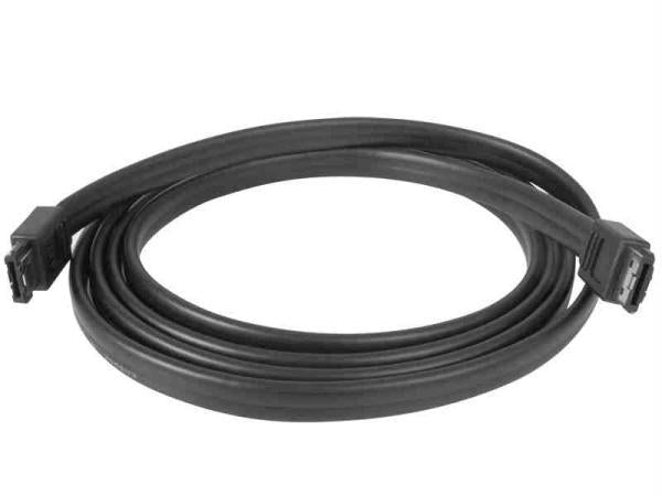 Storage cable - esata (7 pin, data) left connector - male left gender - esata (7
