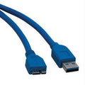 Superspeed device cable - usb 3.0 a left connector - male left gender - usb micr