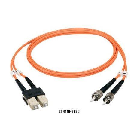 Fiber optic cable - fiber optic - male left gender - male right gender - st righ