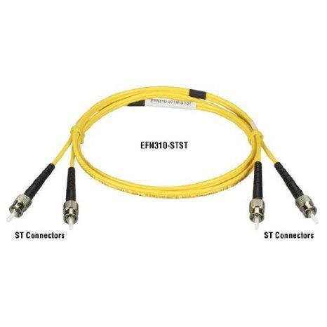 Os2 9/125 singlemode fiber optic patch cable - ofnr pvc, lc to lc, yellow, 5-m (