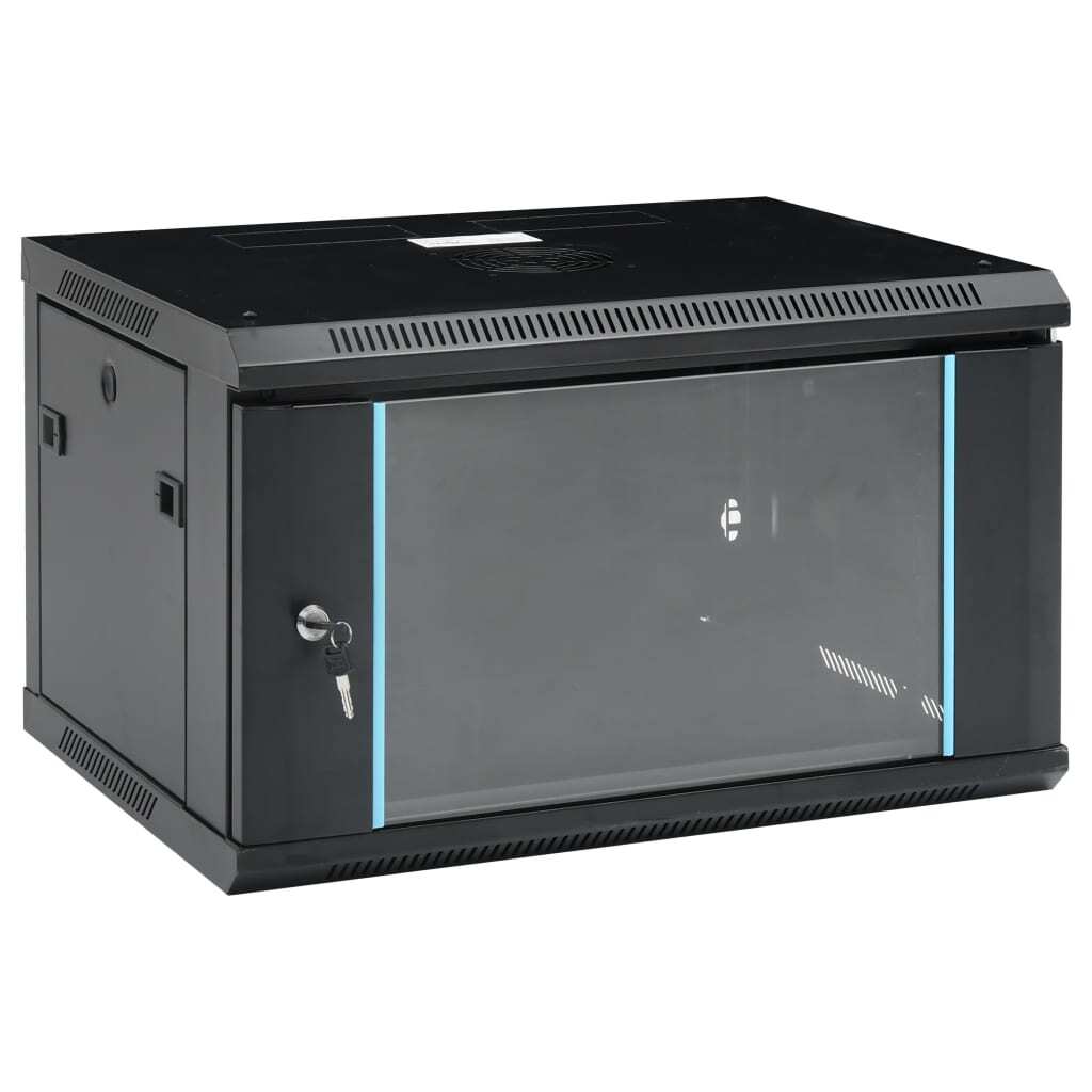 6U Wall Mounted Network Cabinet 19" IP20 23.6"x17.7"x13.8