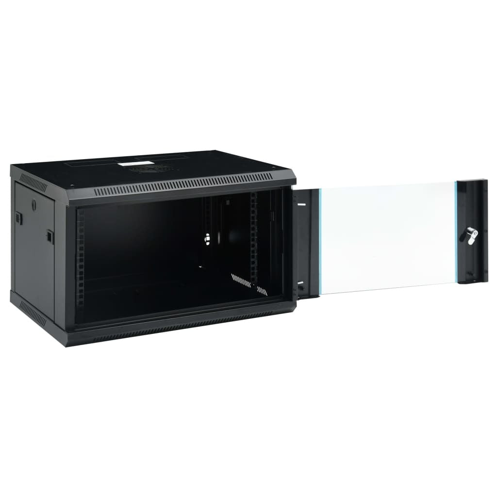 6U Wall Mounted Network Cabinet 19" IP20 23.6"x17.7"x13.8