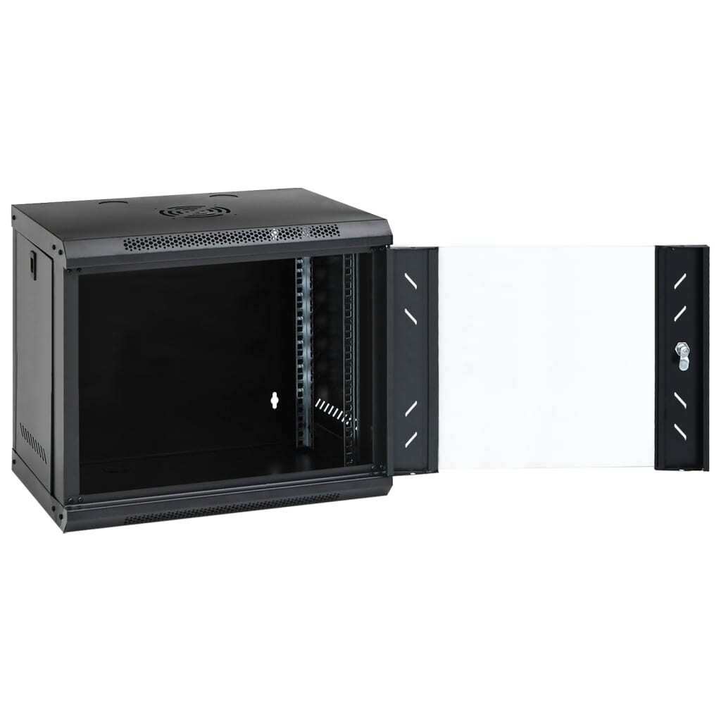 9U Wall Mounted Network Cabinet 19" IP20 20.9x15.7x17.7"