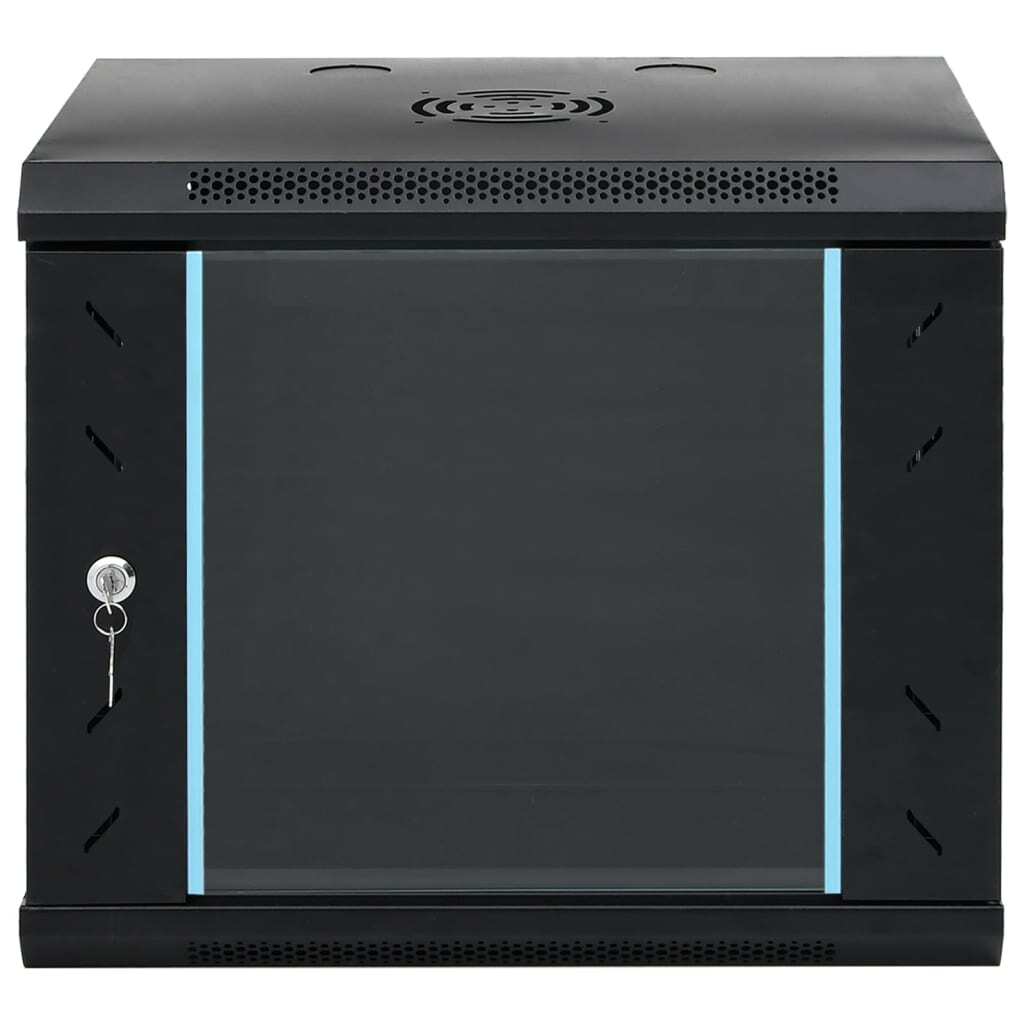 9U Wall Mounted Network Cabinet 19" IP20 20.9x15.7x17.7"