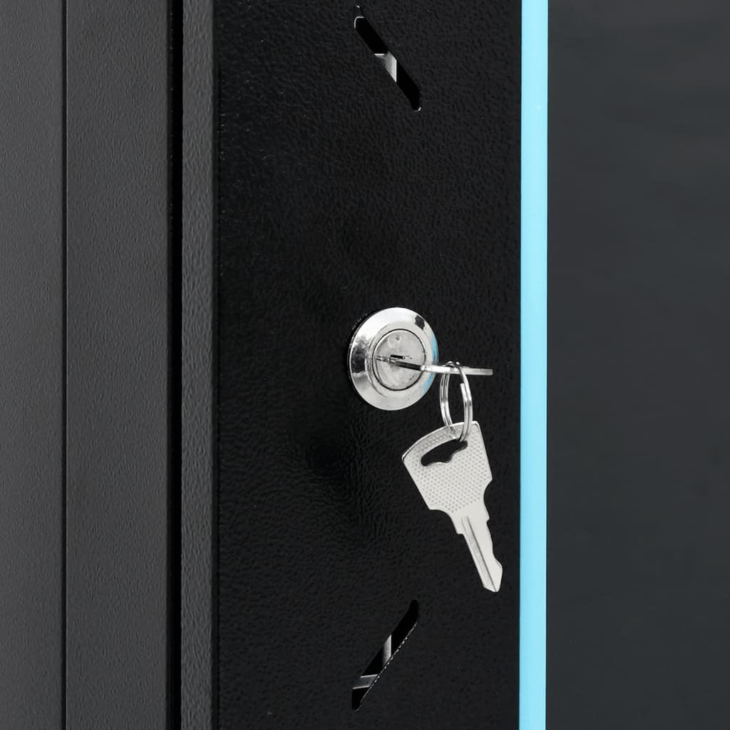 9U Wall Mounted Network Cabinet 19" IP20 20.9x15.7x17.7"