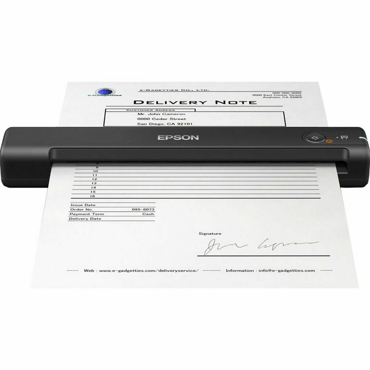 Portable Scanner Epson WorkForce ES-50 600 dpi USB 2.0-1
