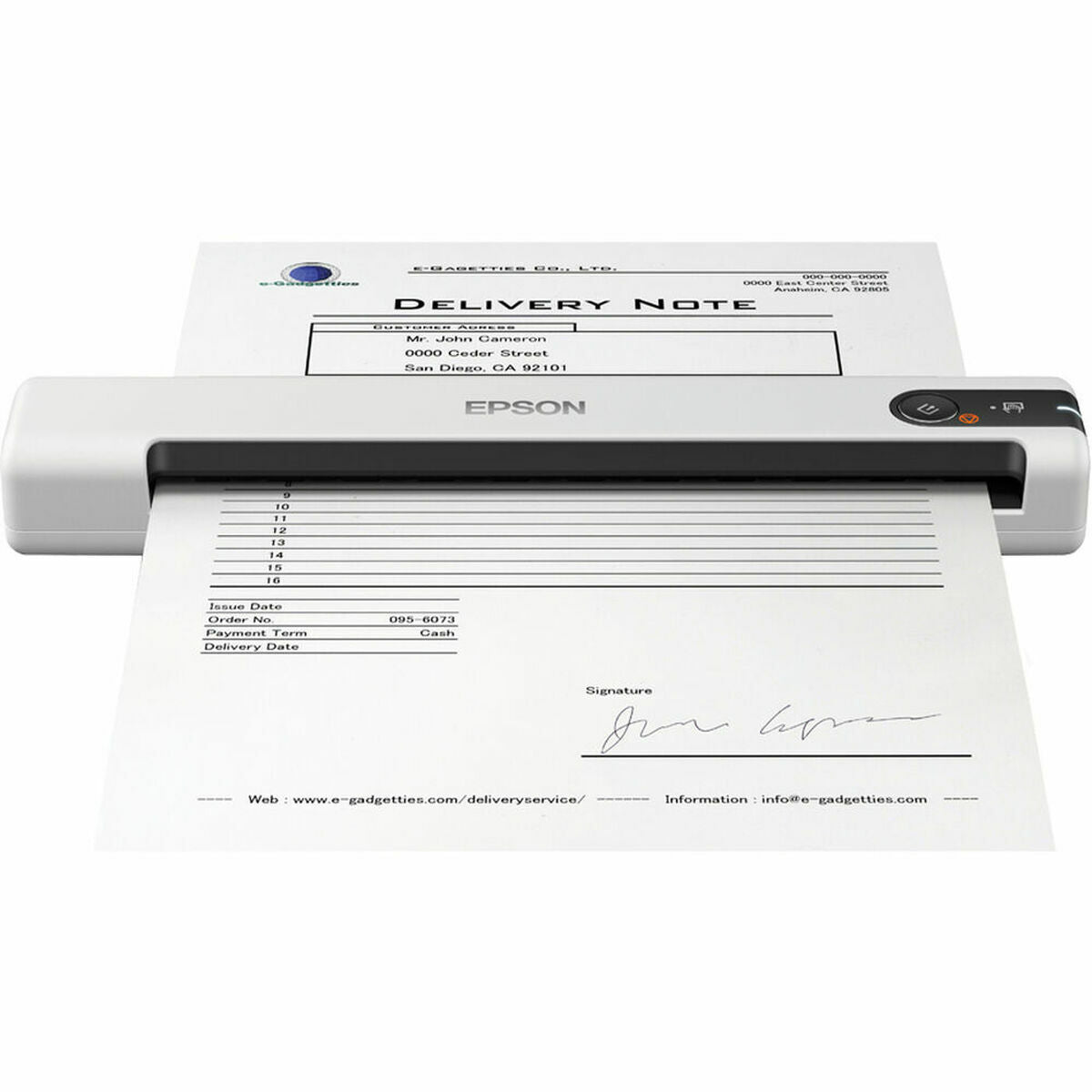 Portable Scanner Epson B11B252402 600 dpi USB 2.0-2
