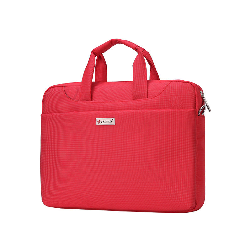 Color: Red, Size: 15inch - Classic style liner computer bag