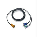 Bonded kvm cable, ps/2, vga, 6 feet