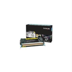 Lexmark x746a1yg yellow return program toner cartridge for use in x746,748 estim