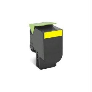 Lexmark 80c0s40 yellow toner cartridge for use in cx310,410,510 estimated yield