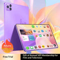 Color: Violet, Memory Capacity: 16G and 1TB - 16GB 1024GB Snapdragon 888 All-Network Compatible Tablet