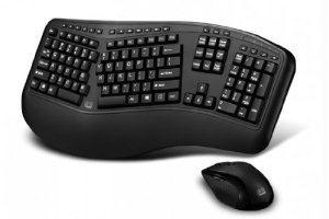 Adesso tru-form media 1500 - wireless ergonomic keyboard & laser mouse