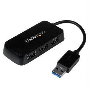 Add four usb 3.0 ports to your notebook or ultrabook using this slim and portabl