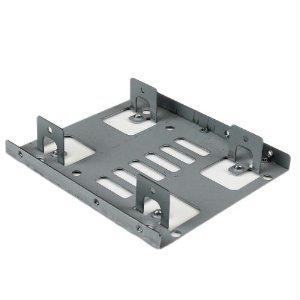 Mount two 2.5in sata ssds/hdds into a single 3.5in drive bay-hard drive mounting
