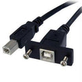Panel-mount a usb-b port, for easy access - usb b female to male - panel mount u