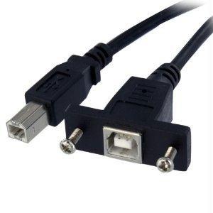 Panel-mount a usb-b port, for easy access - usb b female to male - panel mount u