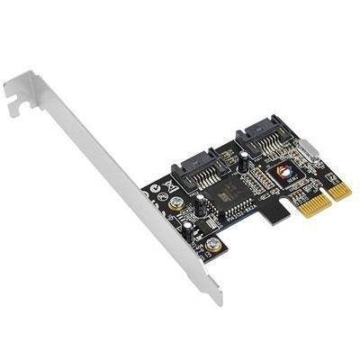 Siig dual profile 2-port sata ii pcie