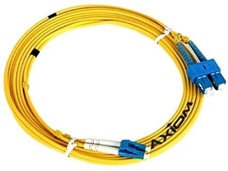 Axiom lc/st singlemode duplex os2 9/125 fiber optic cable 8m
