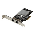 StarTech.com Dual Port PCI Express (PCIe x4) Gigabit Ethernet Server Adapter - 2 Port Network Card - Intel i350 NIC - GbE Network Card (ST2000SPEXI) - network adapter - PCIe 2.1 x4 - Gigabit Ethernet x 2 (ST2000SPEXI)-0