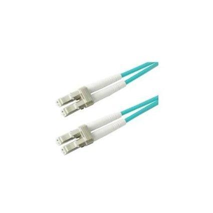 Addon 3m lc to lc aqua om3 duplex ofnr (riser-rated) fiber patch cable