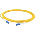 Addon 10m lc to lc yellow os2 simplex ofnr (riser-rated) smf fiber patch cable