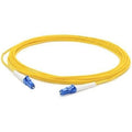 Addon 1m lc to lc yellow os2 simplex ofnr (riser-rated) smf fiber patch cable
