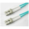 Addon 4m lc to lc aqua om3 duplex ofnr (riser-rated) fiber patch cable