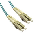 Addon 8m lc to lc aqua om4 duplex ofnr (riser-rated) fiber patch cable