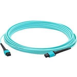 Addon 3m mpo/upc to mpo/upc aqua om4 ofnr (riser-rated) 12-strand fiber patch ca