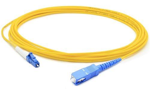 Addon 10m sc to lc yellow os2 simplex ofnr (riser-rated) smf fiber patch cable
