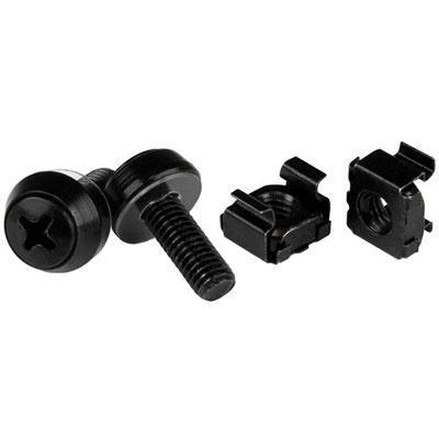 These high-quality m6 x 12mm screws and cage nuts make it easy to mount equipmen