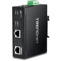 Hardened industrial gigabit poe+ injector