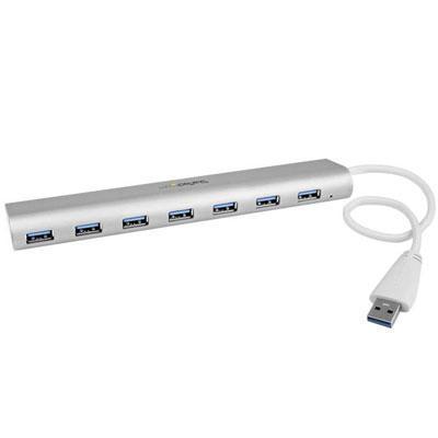 Bus-powered usb 3.2 gen 1 (5gbps) expansion hub - usb to 7x usb-a ports - suppor