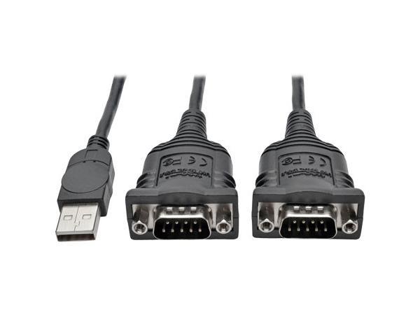 System cable - usb left connector - male left gender - db9 right connector - mal