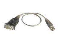 Usb to rs-232 adapter - usb type a left connector - male left gender - 9 pin d-s