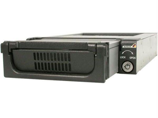 Turns any 3.5in sata hard drive into a rugged, hot-swap storage solution for a 5
