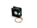 Fan - plastic - black - dual ball bearing design. 3-pin connector with tachomete