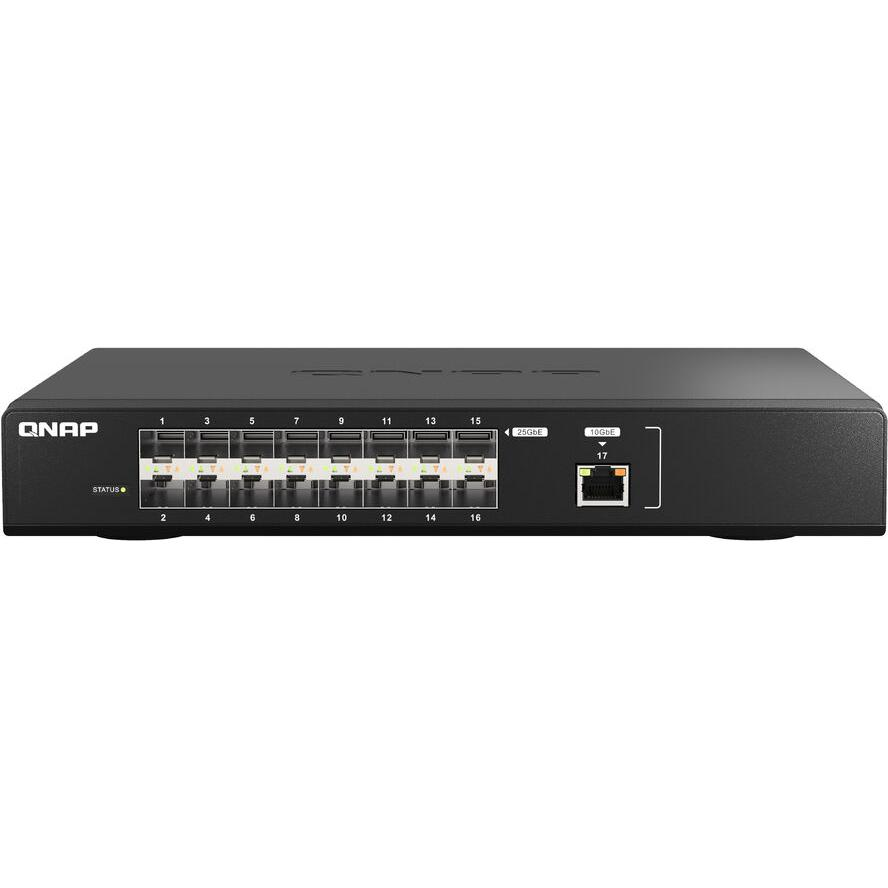 QNAP QSW-M5216-1T sieťový prepínač Riadený L2 Čierna (QSW-M5216-1T)-0