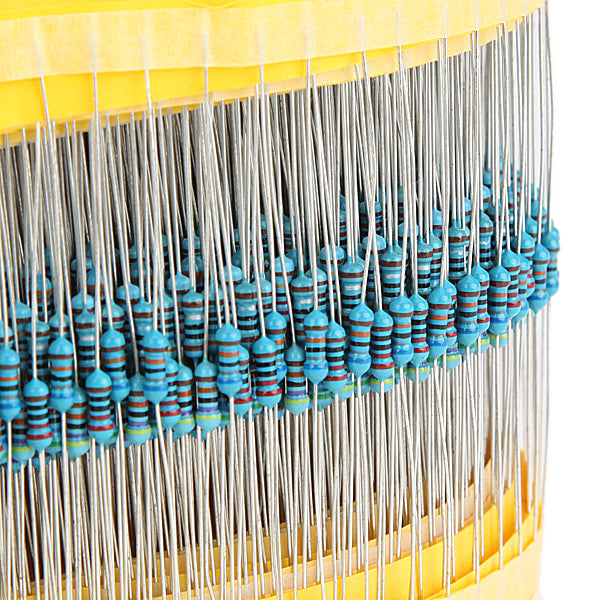 Geekcreit? 600pcs 30 Kinds Value 1% 1/4W Metal Film Resistor Assorted Kit 20pcs Each Value