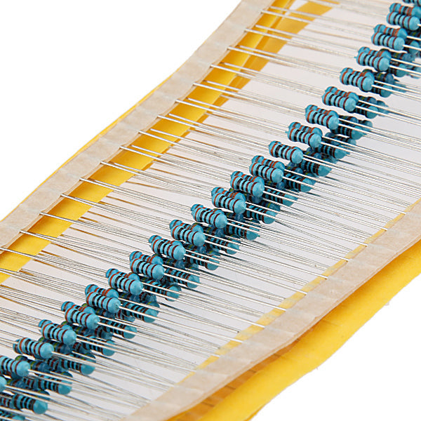 Geekcreit? 600pcs 30 Kinds Value 1% 1/4W Metal Film Resistor Assorted Kit 20pcs Each Value