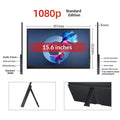 Size: 15.6 inch, Style: Touch version - Portable Monitor Phone Extension Screen Laptop Secondary Display