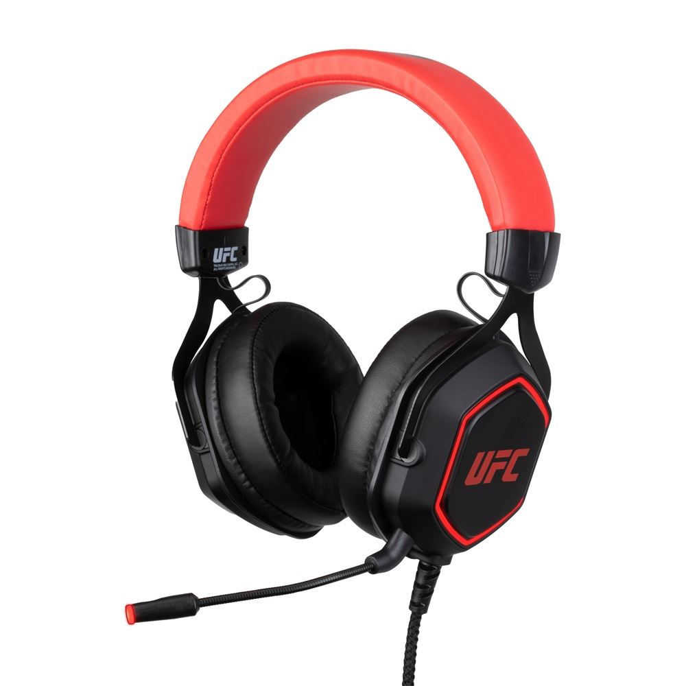 Konix UFC gaming headset fekete-piros (KX-UFC-PGHR-PC) (KX-UFC-PGHR-PC)-0