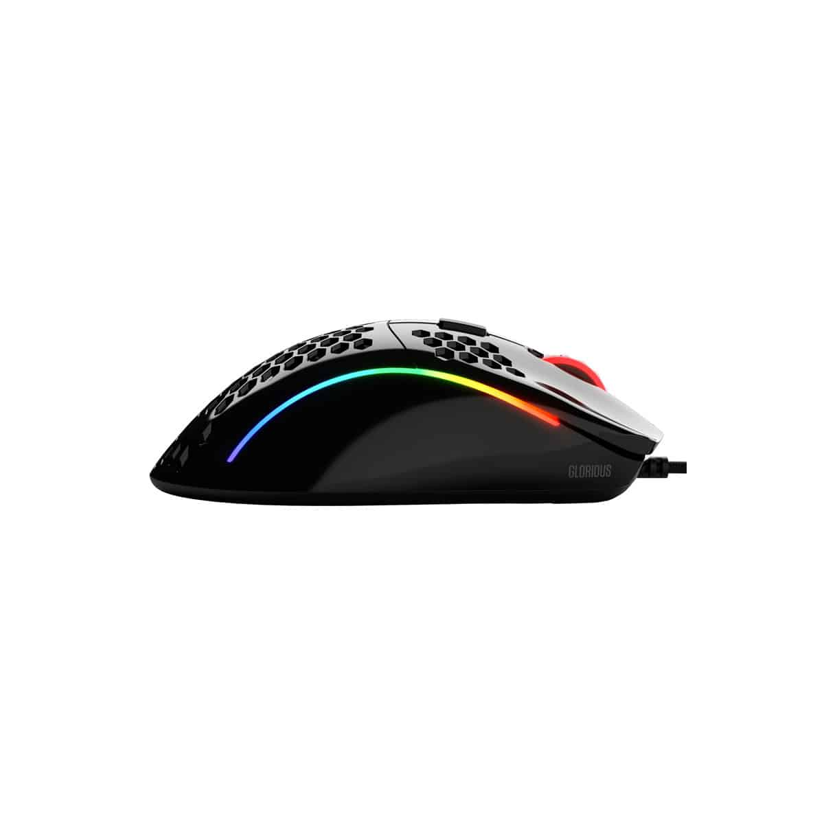 Glorious Model D Glossy Black optikai gaming egér 12000 DPI (GD-GBLACK)-0