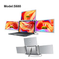 Size: 14Inch - Portable Triple-screen Display Connect Three Screens With A Single Cable Laptop Secondary Display Monitor