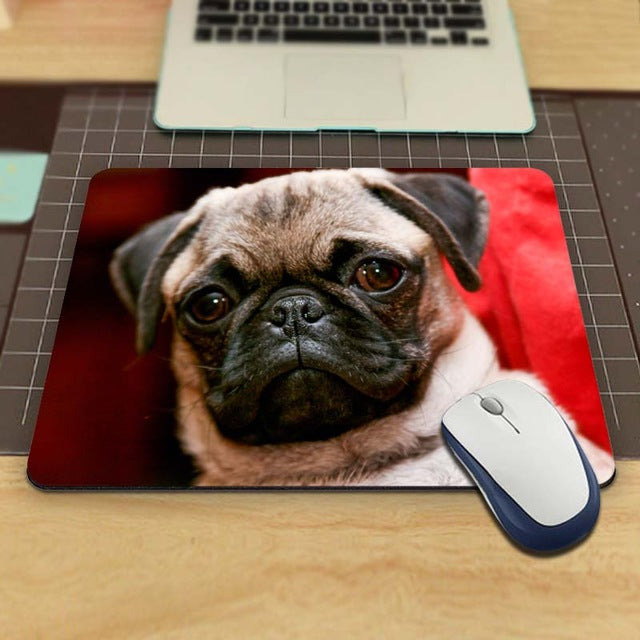 Color: D, Size: 20x25cm - Animal pattern Pago dog anti slip mouse pad