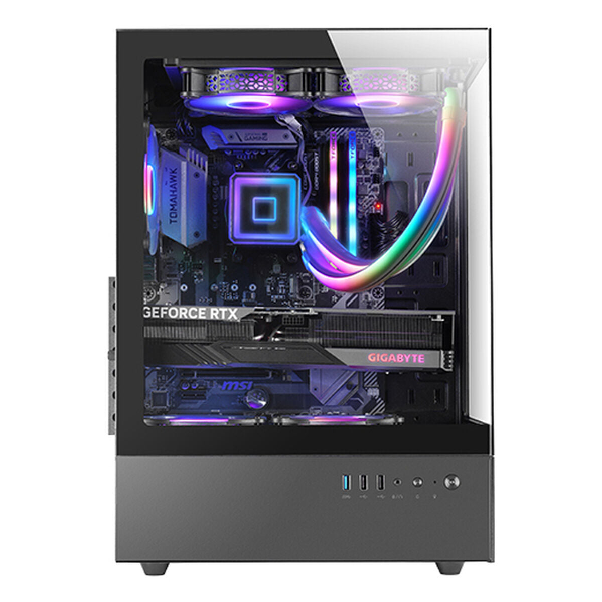 ATX Semi-tower Box Mars Gaming MCXO Black