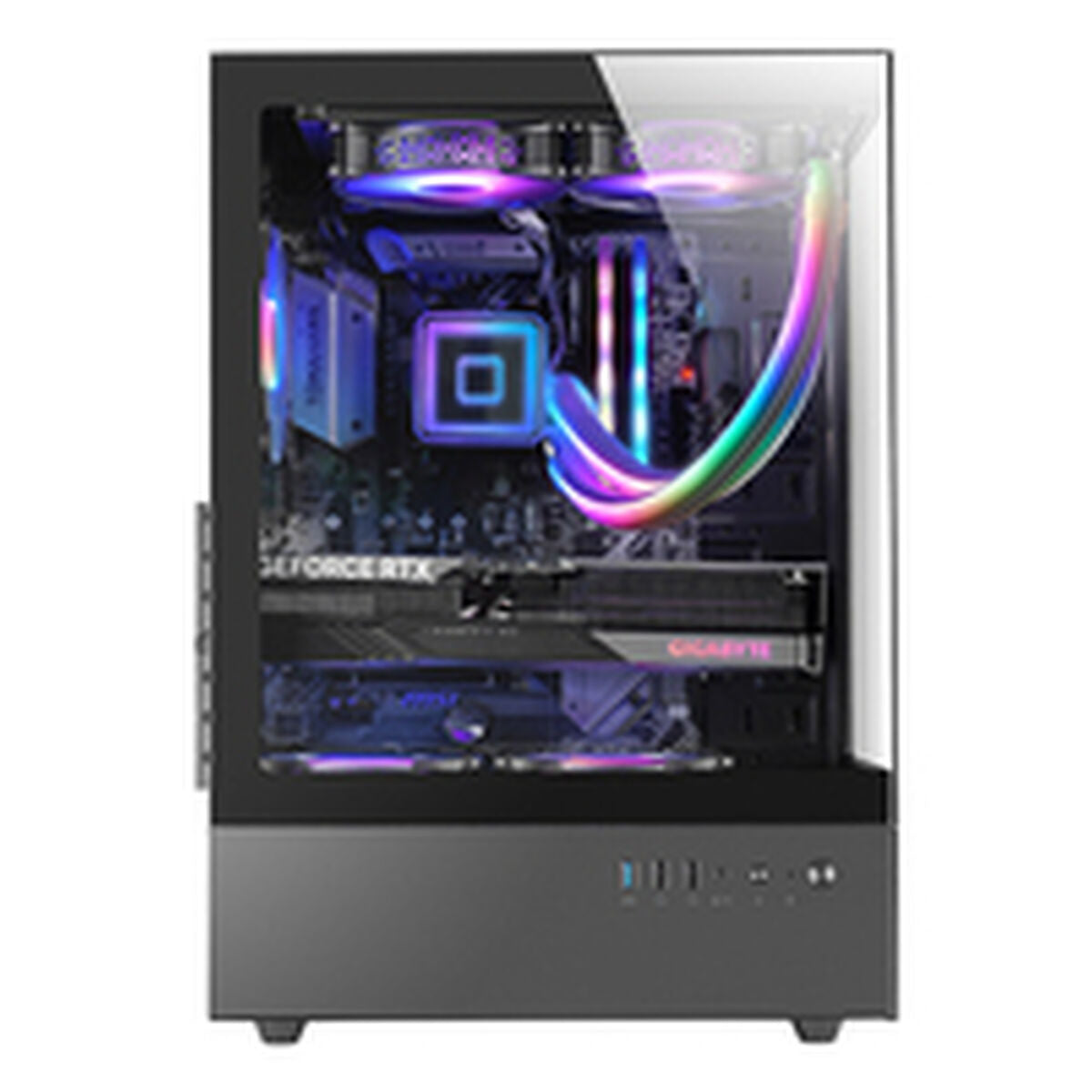 ATX Semi-tower Box Mars Gaming MCXO Black